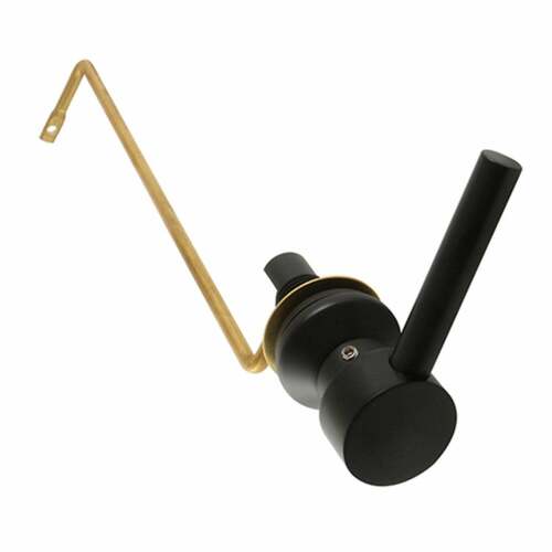 Kingston Brass KTDLS0 Concord Matte Black Side Mount Toilet Tank Lever, Left/Right Install