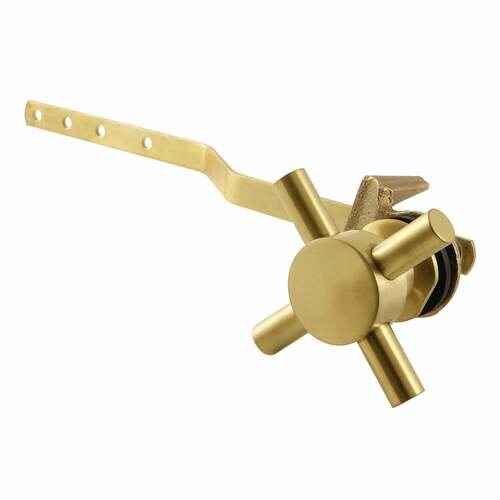Kingston Brass KTDX7 Concord Brushed Brass Front Mount Toilet Tank Lever, Left/Right Install
