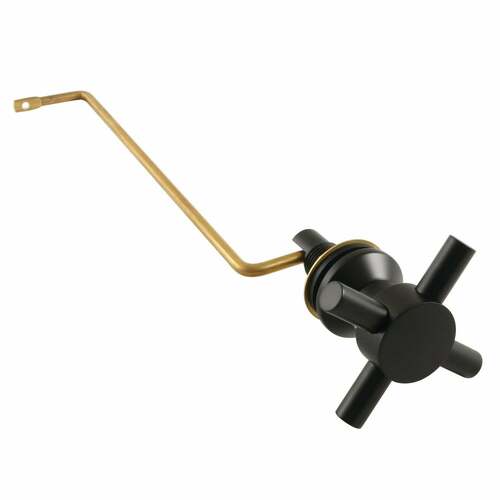 Kingston Brass KTDXS0 Concord Matte Black Side Mount Toilet Tank Lever, Left/Right Install