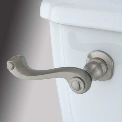 Kingston Brass KTFL58 Royale Brushed Nickel Front Mount Toilet Tank Lever, Left/Right Install