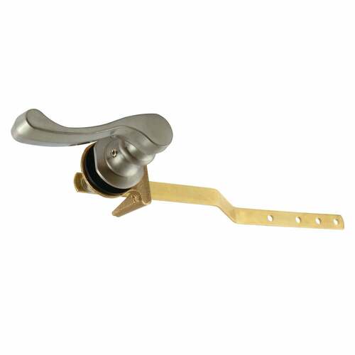 Kingston Brass KTFL8 Brushed Nickel French Front Mount Toilet Tank Lever, Left/Right Install