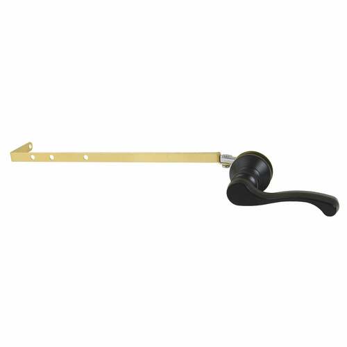Kingston Brass KTFLD0 Royale Matte Black Universal Toilet Tank Lever, Front/Side Mount