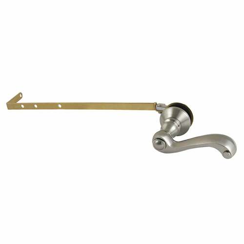 Kingston Brass KTFLD58 French Country Brushed Nickel Toilet Tank Lever, Front/Side Mount