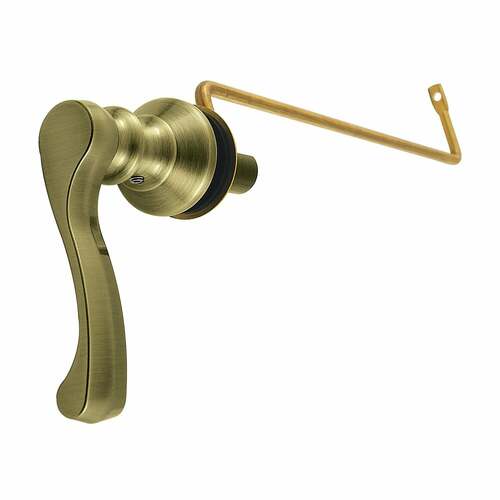 Kingston Brass KTFLS3 Antique Brass French Side Mount Toilet Tank Lever, Left/Right Install