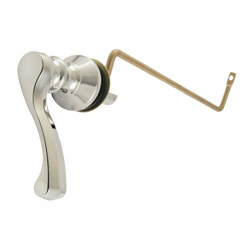 Kingston Brass KTFLS6 Polished Nickel French Side Mount Toilet Tank Lever, Left/Right Install