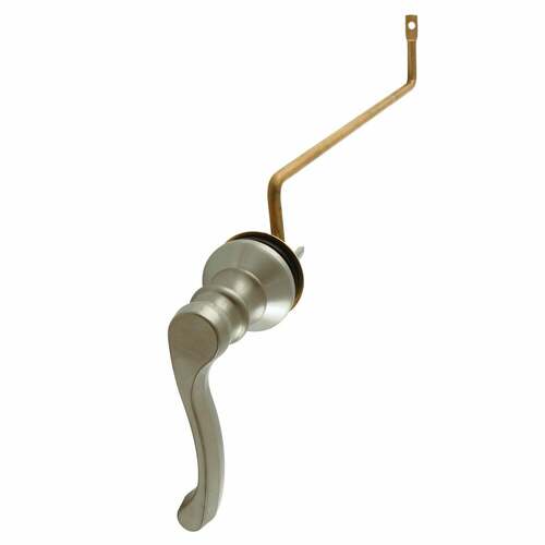 Kingston Brass KTFLS8 Brushed Nickel French Side Mount Toilet Tank Lever, Left/Right Install