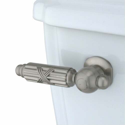 Kingston Brass KTGL8 Georgian Front Mount Toilet Tank Lever, Brushed Nickel, Left/Right Install
