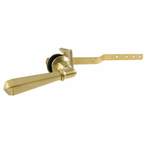 Kingston Brass KTHL7 Metropolitan Brushed Brass Front Mount Toilet Tank Lever, Left/Right