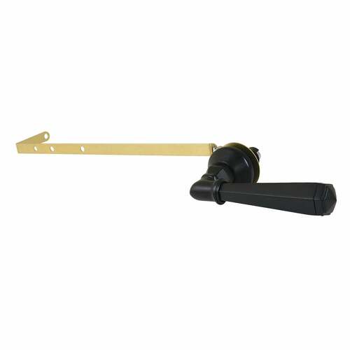 Kingston Brass KTHLD0 Metropolitan Matte Black Universal Toilet Tank Lever, Front/Side Mount