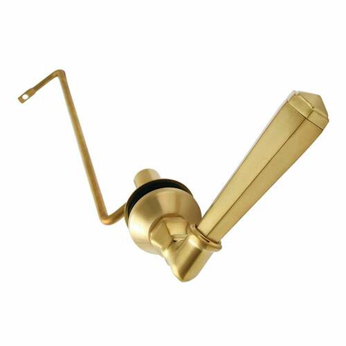 Kingston Brass KTHLS7 Metropolitan Side Mount Toilet Tank Lever, Brushed Brass, Left/Right