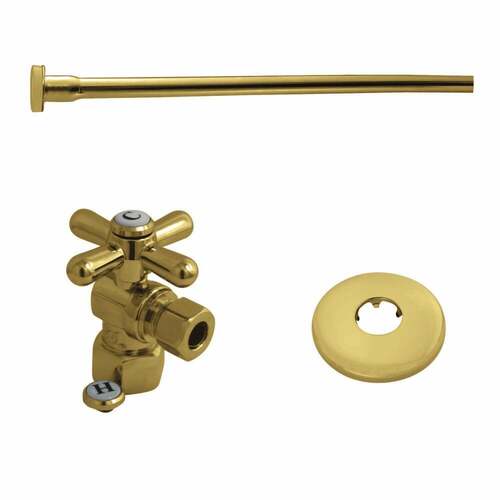 Kingston Brass KTK102P Trimscape Toilet Supply Kit, 1/2