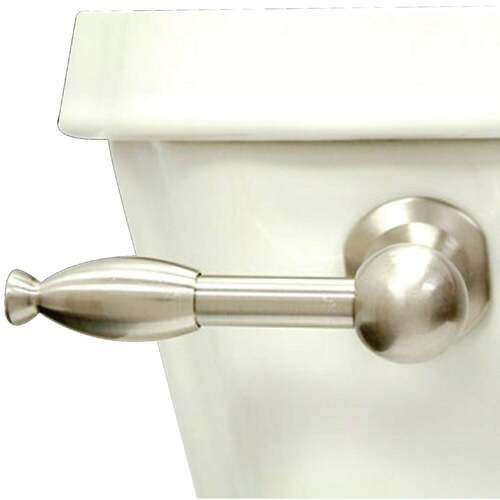 Kingston Brass KTKL8 Knight Front Mount Toilet Tank Lever, Brushed Nickel, Left/Right Install