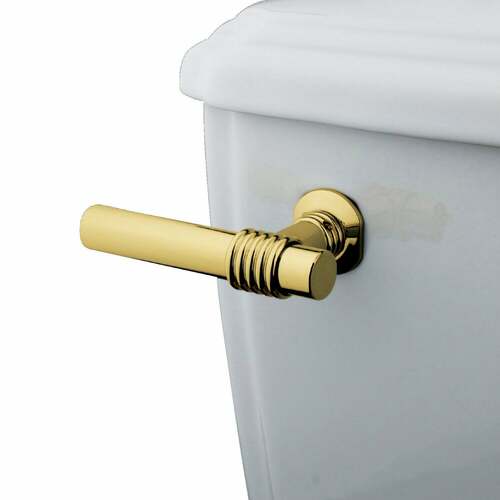 Kingston Brass KTML2 Milano Polished Brass Front Mount Toilet Tank Lever, Left/Right Install