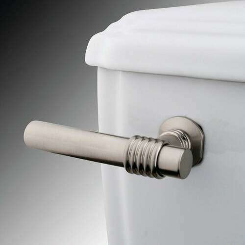 Kingston Brass KTML8 Milano Brushed Nickel Front Mount Toilet Tank Lever, Left/Right Install