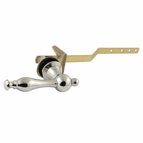 Kingston Brass KTNL6 Naples Polished Nickel Front Mount Toilet Tank Lever, Left/Right Install