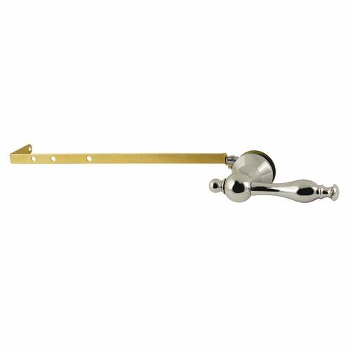 Kingston Brass KTNLD6 Naples Universal Toilet Tank Lever, Polished Nickel, Front/Side Mount