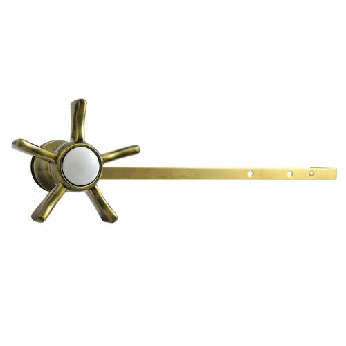 Kingston Brass KTNXD3 Hamilton Universal Toilet Tank Lever, Antique Brass, Front/Side Mount