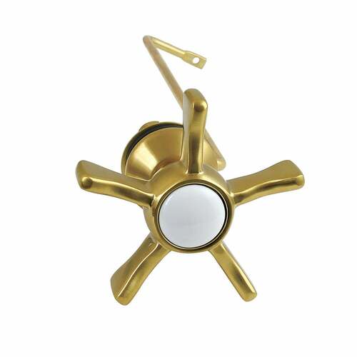 Kingston Brass KTNXS7 Hamilton Brushed Brass Side Mount Toilet Tank Lever