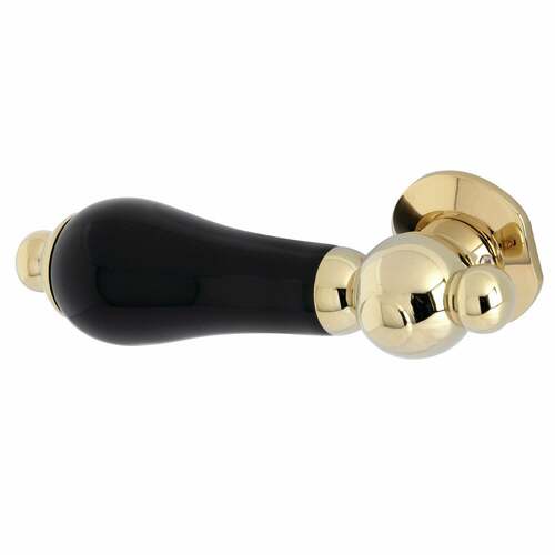Kingston Brass KTPKL2 Duchess Polished Brass Front Mount Toilet Tank Lever, Left/Right Install