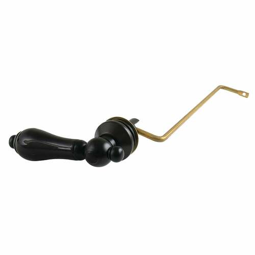 Kingston Brass KTPKLS0 Duchess Matte Black Side Mount Toilet Tank Lever, Left/Right Installation