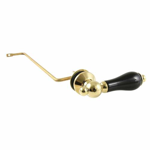 Kingston Brass KTPKLS2 Duchess Polished Brass Side Mount Toilet Tank Lever, Left/Right Install