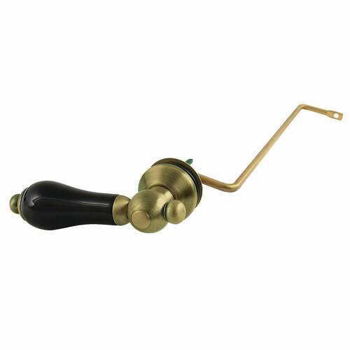 Kingston Brass KTPKLS3 Duchess Side Mount Toilet Tank Lever, Antique Brass, Left/Right Install