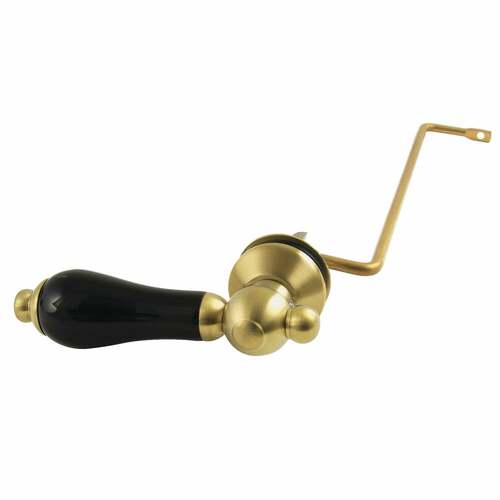 Kingston Brass KTPKLS7 Duchess Brushed Brass Side Mount Toilet Tank Lever, Left/Right Install