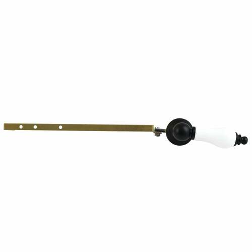 Kingston Brass KTPLD0 Victorian Matte Black Universal Toilet Tank Lever, Front/Side Mount
