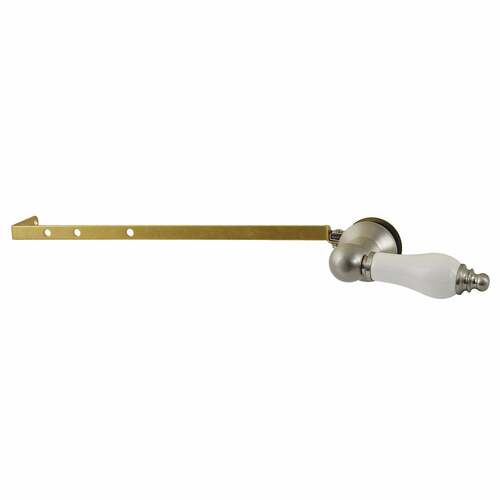 Kingston Brass KTPLD8 Victorian Brushed Nickel Universal Toilet Tank Lever, Front/Side Mount