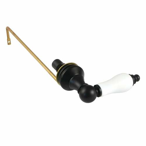 Kingston Brass KTPLS0 Victorian Side Mount Toilet Tank Lever, Matte Black, Left/Right Install