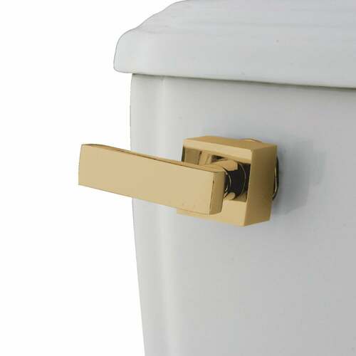 Kingston Brass KTQLL2 Executive Front Mount Toilet Tank Lever, Polished Brass, Left/Right