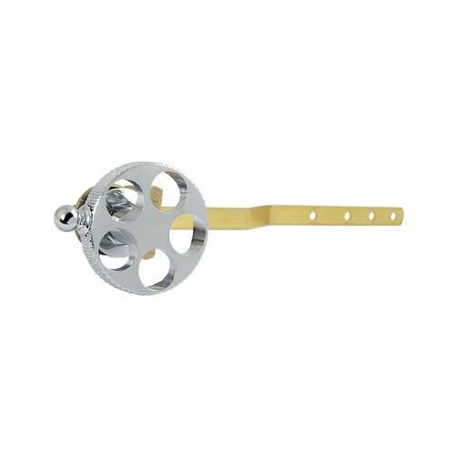 Kingston Brass KTRKX1 Webb Polished Chrome Front Mount Toilet Tank Lever with Knurled Handle