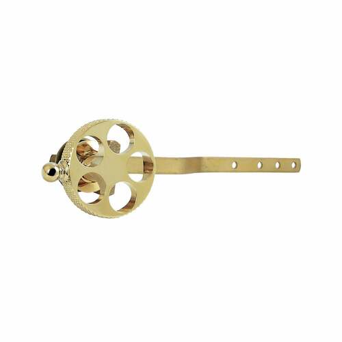 Kingston Brass KTRKX2 Webb Polished Brass Front Mount Toilet Tank Lever with Knurled Handle