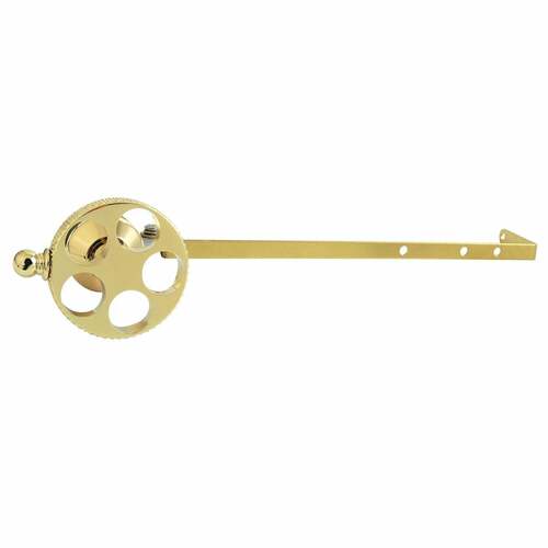 Kingston Brass KTRKXD2 Webb Universal Toilet Tank Lever, Knurled Handle, Polished Brass