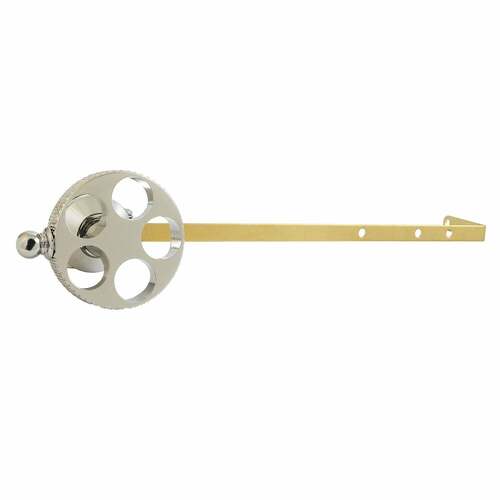 Kingston Brass KTRKXD6 Webb Universal Toilet Tank Lever, Front/Side Mount, Knurled Handle, Polished Nickel