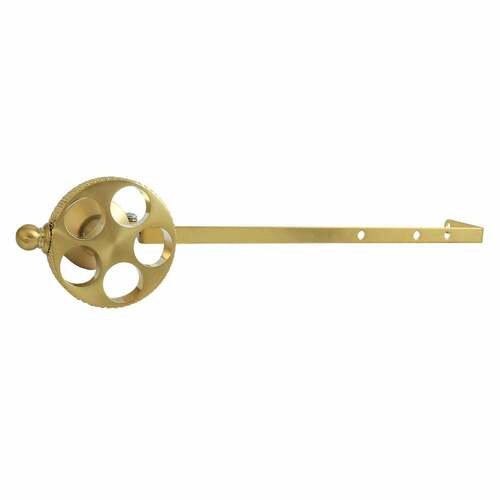 Kingston Brass KTRKXD7 Webb Universal Toilet Tank Lever, Knurled Handle, Brushed Brass