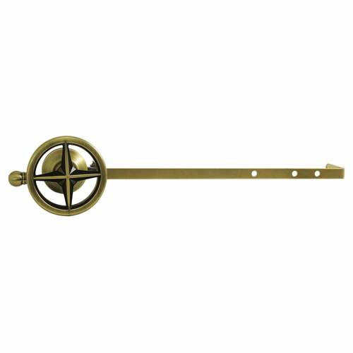 Kingston Brass KTRNKD3 Levante Universal Toilet Tank Lever, Antique Brass, Knurled Handle