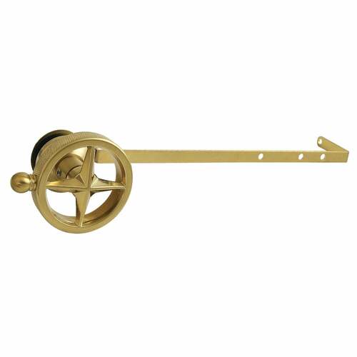 Kingston Brass KTRNKD7 Levante Universal Toilet Tank Lever, Knurled Handle, Brushed Brass
