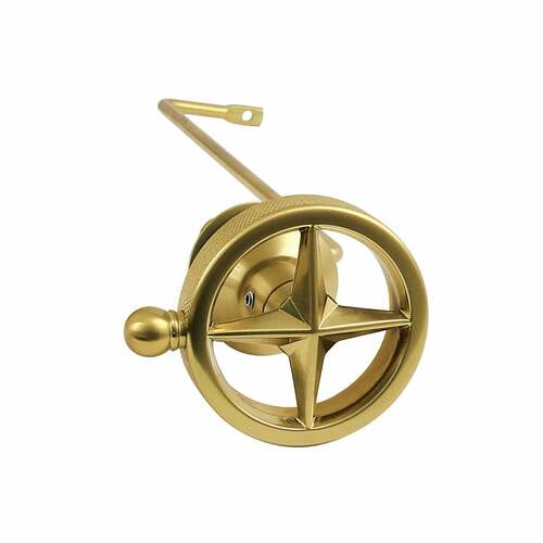 Kingston Brass KTRNKS7 Levante Brushed Brass Side Mount Toilet Tank Lever