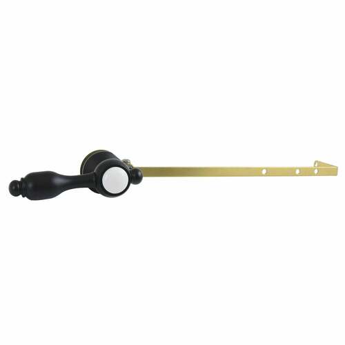 Kingston Brass KTTALD0 Tudor Matte Black Universal Toilet Tank Lever, Front/Side Mount