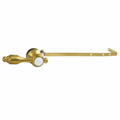 Kingston Brass KTTALD7 Tudor Universal Toilet Tank Lever, Front/Side Mount, Brushed Brass