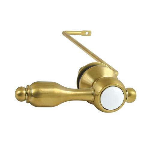 Kingston Brass KTTALS7 Tudor Brushed Brass Side Mount Toilet Tank Lever