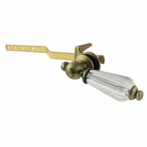 Kingston Brass KTWLL3 Wilshire Front Mount Toilet Tank Lever, Antique Brass, Left/Right Install