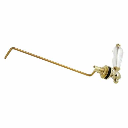 Kingston Brass KTWLLS2 Wilshire Polished Brass Side Mount Toilet Tank Lever, Left/Right Install