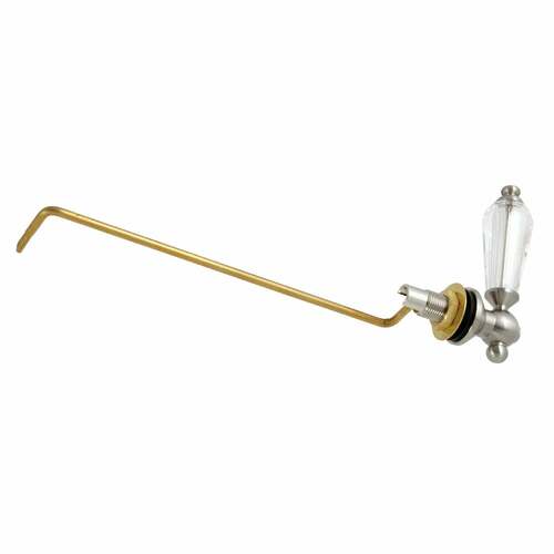 Kingston Brass KTWLLS8 Wilshire Brushed Nickel Side Mount Toilet Tank Lever, Left/Right Install