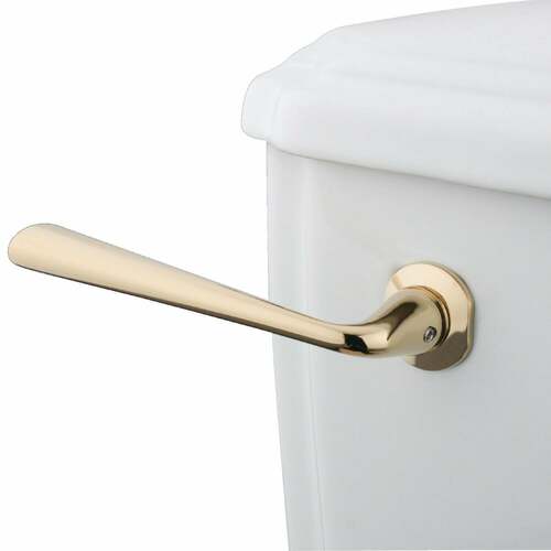 Kingston Brass KTZL2 Silver Sage Polished Brass Front Mount Toilet Tank Lever, Left/Right