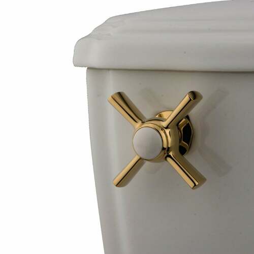 Kingston Brass KTZX2 Millennium Polished Brass Front Mount Toilet Tank Lever, Left/Right Install