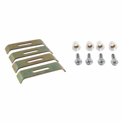 Kingston Brass KUHDWR4 4-Piece Undermount Clip Set for Stainless Steel Sinks