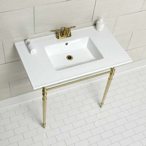 Kingston Brass KVPB37227W4BB Edwardian 37