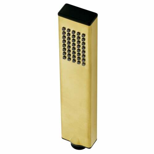 Kingston Brass KX4131A7 Metropolitan Rectangular Hand Shower, Brushed Brass